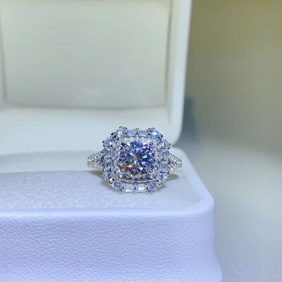 1 Carat Moissanite 925 Sterling Silver Ring - NUTRAL ATTIRE