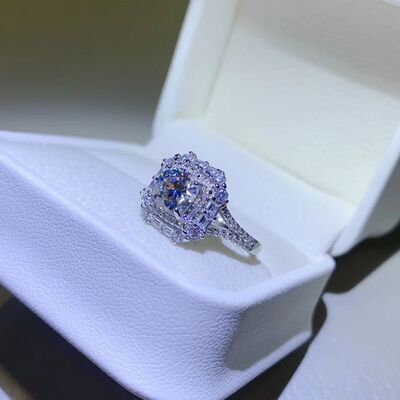1 Carat Moissanite 925 Sterling Silver Ring - NUTRAL ATTIRE