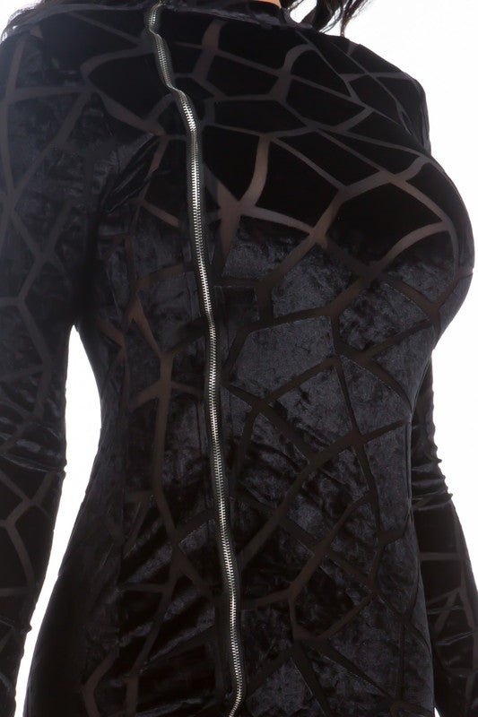 SEXY VELVET PARTY DRESS