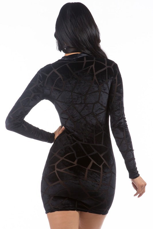 SEXY VELVET PARTY DRESS