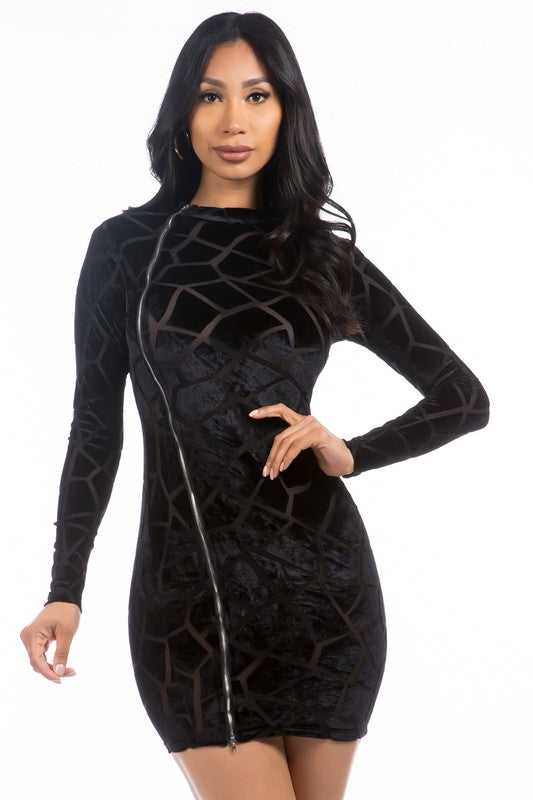 SEXY VELVET PARTY DRESS