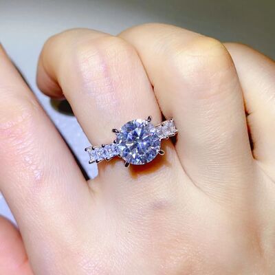 3 Carat Moissanite 925 Sterling Silver Ring - NUTRAL ATTIRE