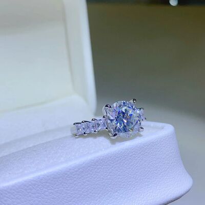 3 Carat Moissanite 925 Sterling Silver Ring - NUTRAL ATTIRE