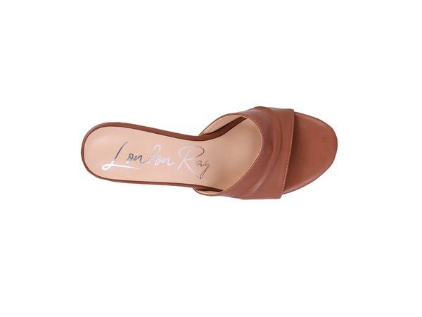 3RD DIVORCE Pleated Strap High Heeled Sandal - NUTRAL ATTIRE