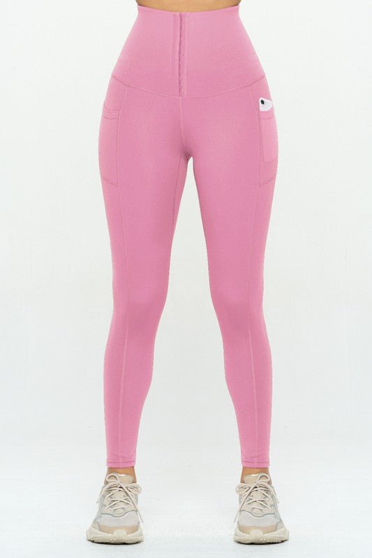 Corset leggings Soft Body Shaper with Pockets Black - NUTRAL ATTIRE