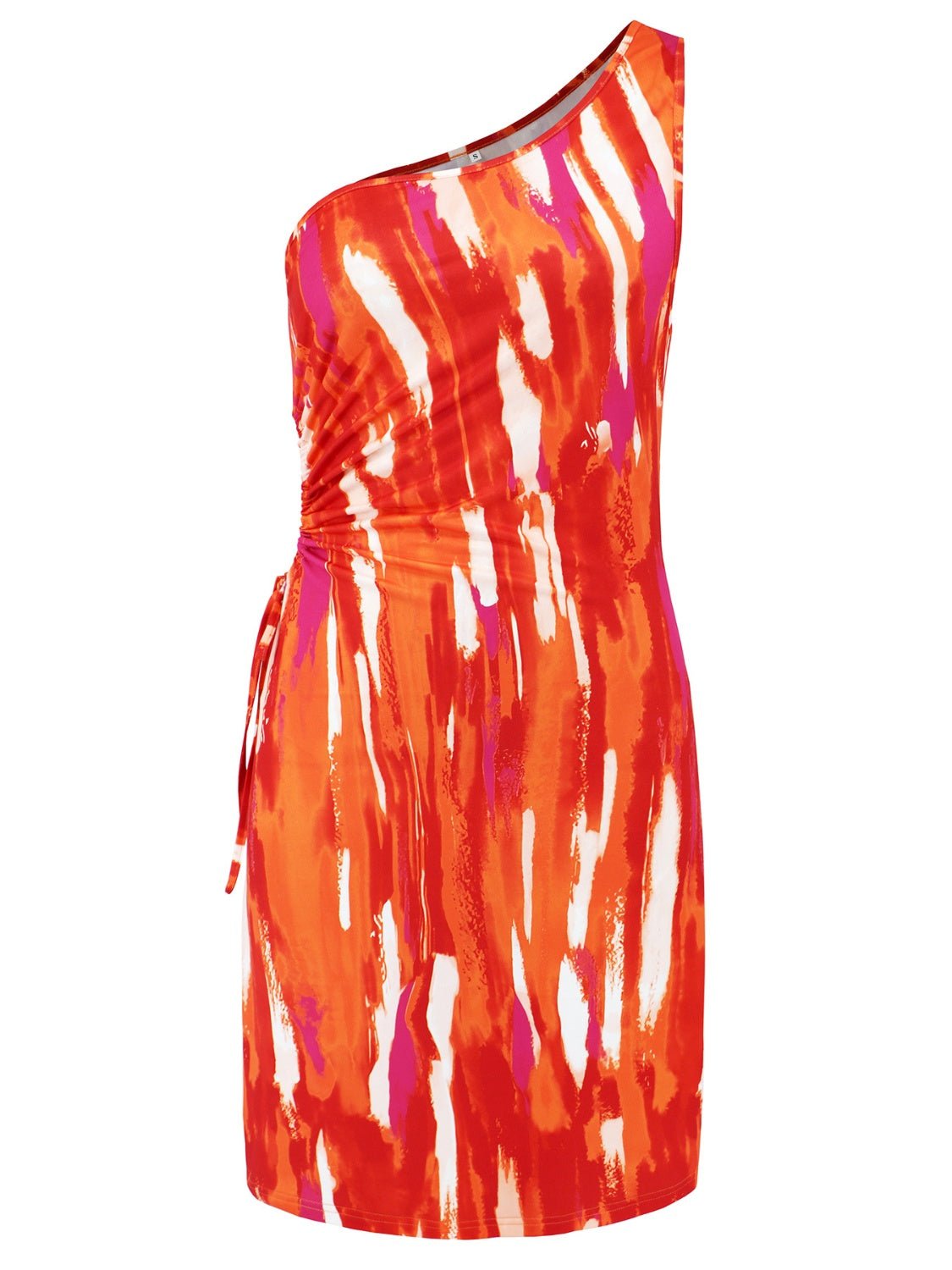 Cutout Printed Sleeveless Mini Dress - NUTRAL ATTIRE