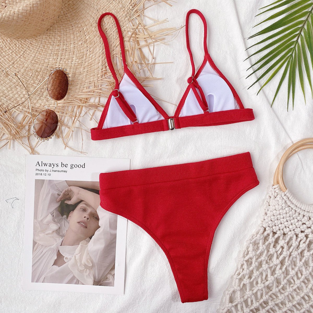 East Hampton Ribbed Bikini Set - NUTRAL ATTIRE