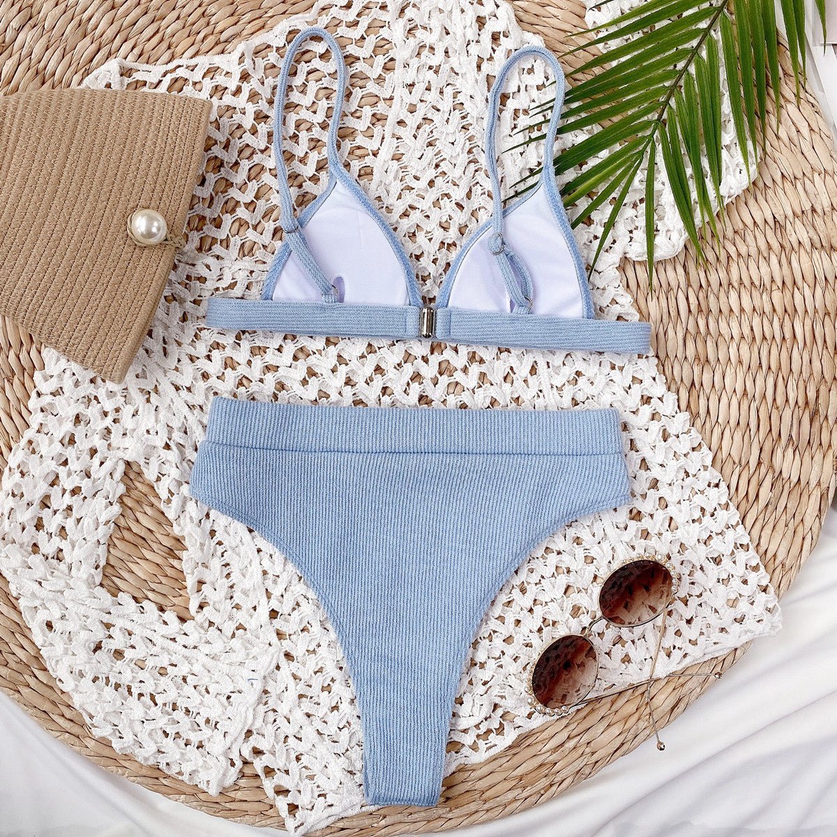 East Hampton Ribbed Bikini Set - NUTRAL ATTIRE