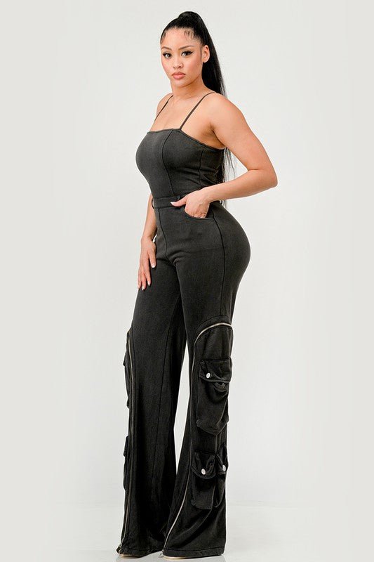Moto Mystique Jumpsuit - NUTRAL ATTIRE