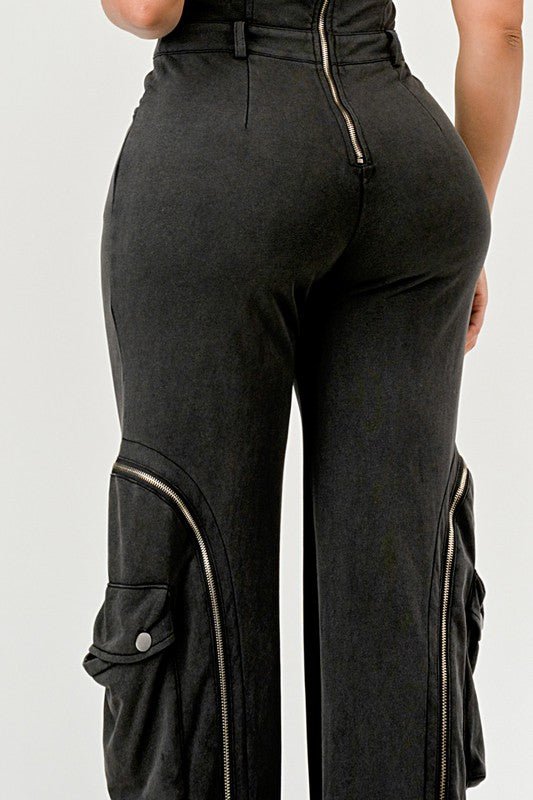 Moto Mystique Jumpsuit - NUTRAL ATTIRE