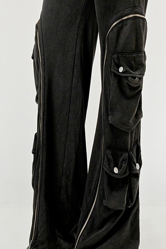 Moto Mystique Jumpsuit - NUTRAL ATTIRE