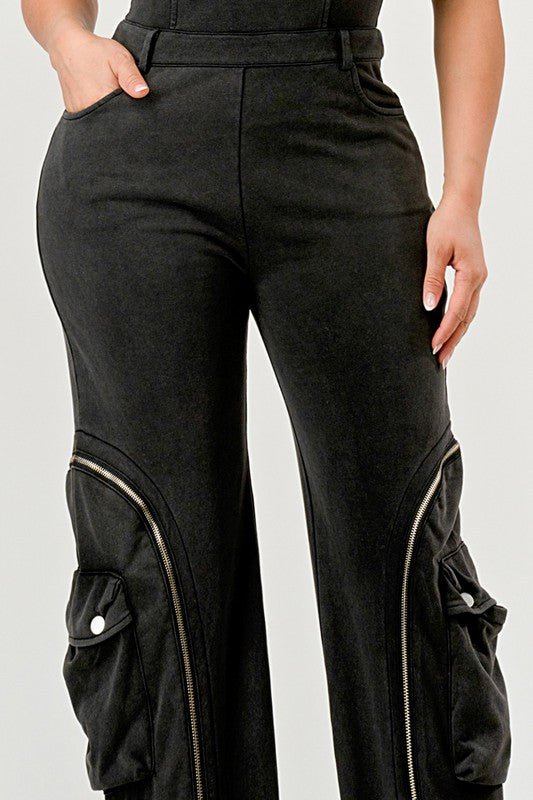 Moto Mystique Jumpsuit - NUTRAL ATTIRE