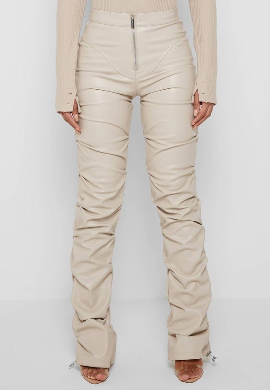 SEXY PU LEATHER PANTS - NUTRAL ATTIRE