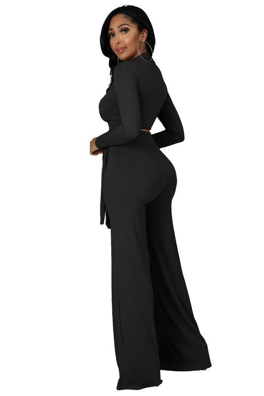 SEXY TWO PIECE PANTS SET - NUTRAL ATTIRE