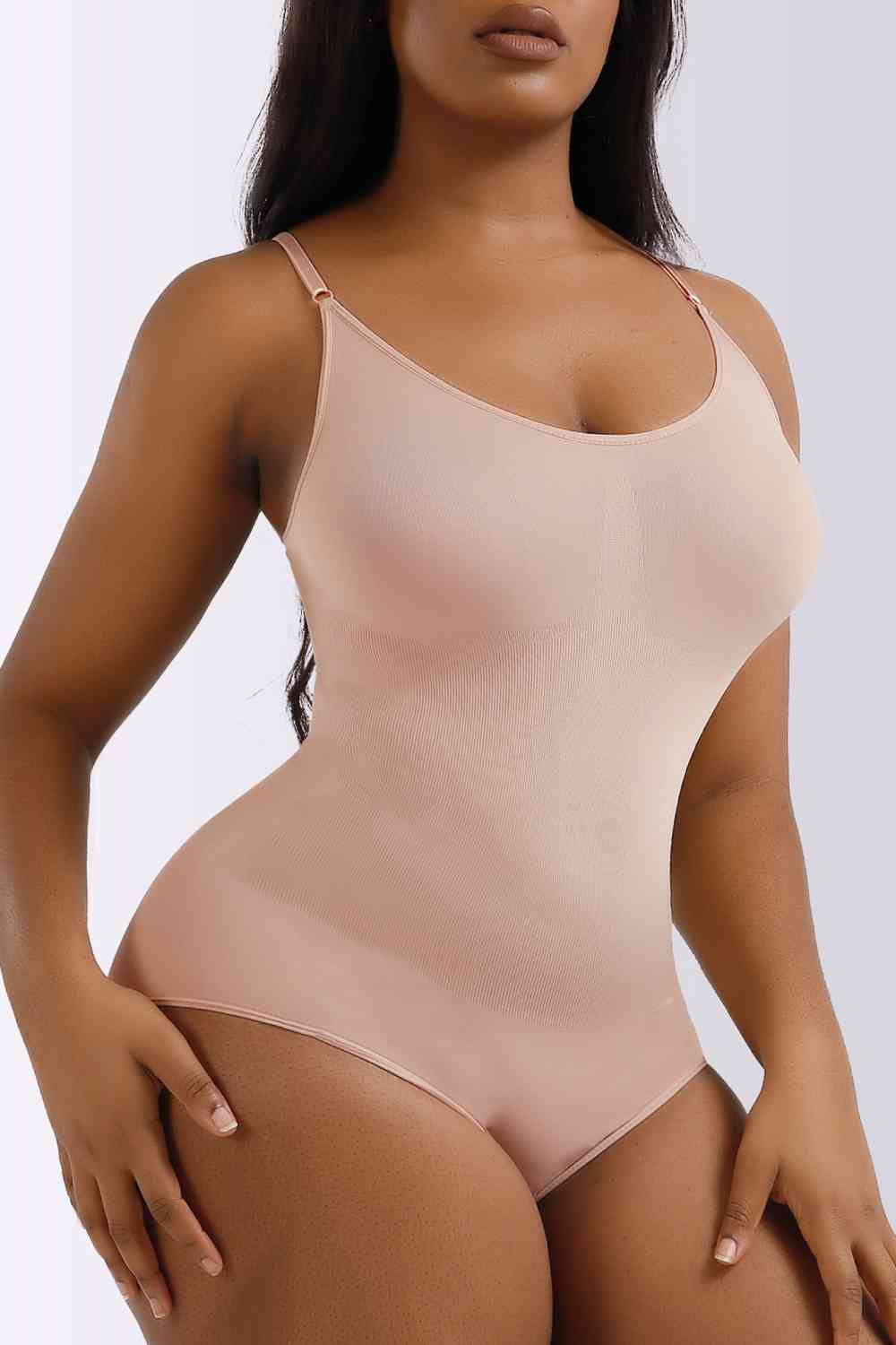 Spaghetti Strap Shaping Bodysuit - NUTRAL ATTIRE