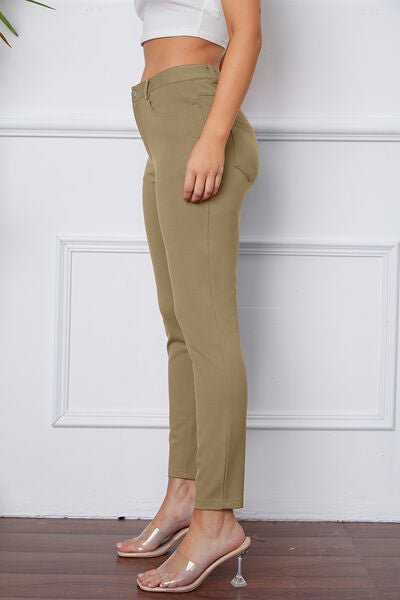 StretchyStitch Pants by Basic Bae - NUTRAL ATTIRE
