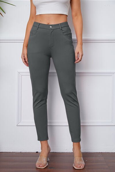 StretchyStitch Pants by Basic Bae - NUTRAL ATTIRE