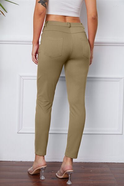 StretchyStitch Pants by Basic Bae - NUTRAL ATTIRE
