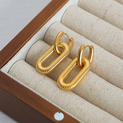 Titanium steel Dangle Earrings - NUTRAL ATTIRE