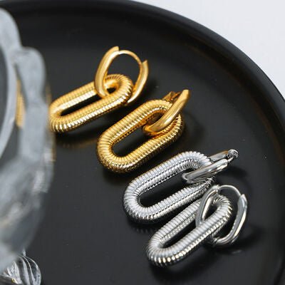 Titanium steel Dangle Earrings - NUTRAL ATTIRE
