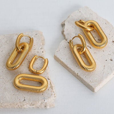 Titanium steel Dangle Earrings - NUTRAL ATTIRE