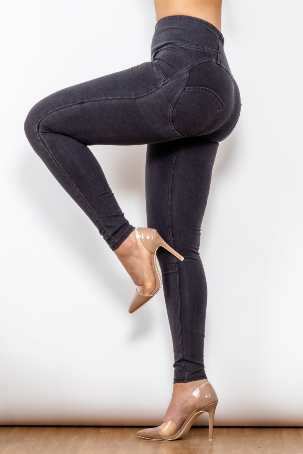 Zip Closure Skinny Jeans - NUTRAL ATTIRE