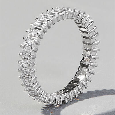 Zircon 925 Sterling Silver Ring - NUTRAL ATTIRE