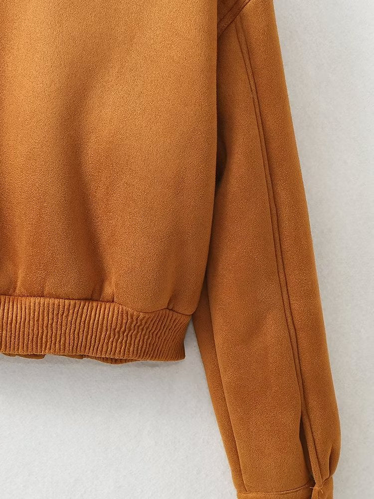 Uggi Women’s Clothing French Collared Double Sided Short Jacket