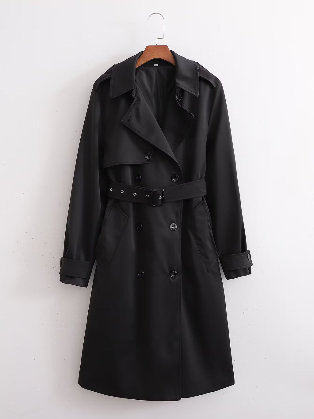 Trench Coat Women Mid Length Spring Autumn Korean Large Coat Small British