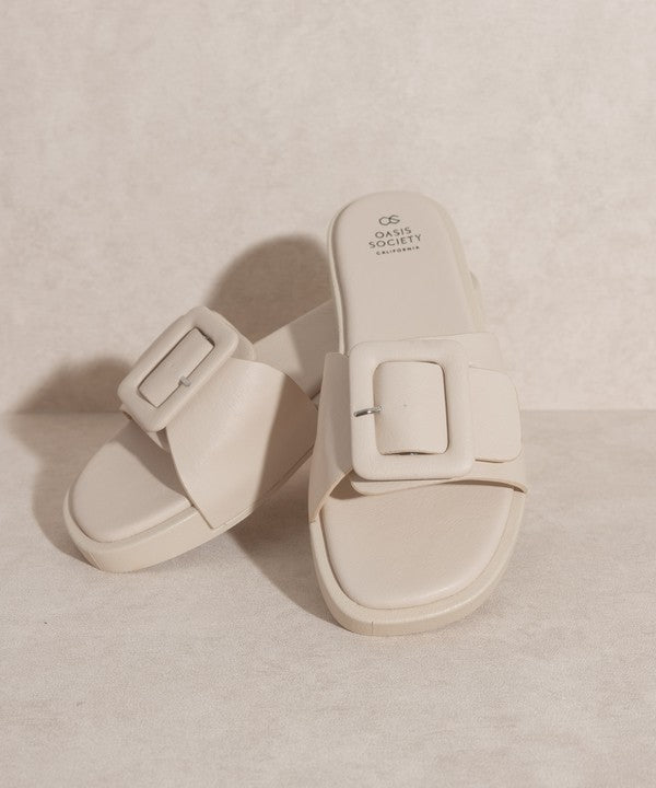 Sandy Days Slides With Single Buckle