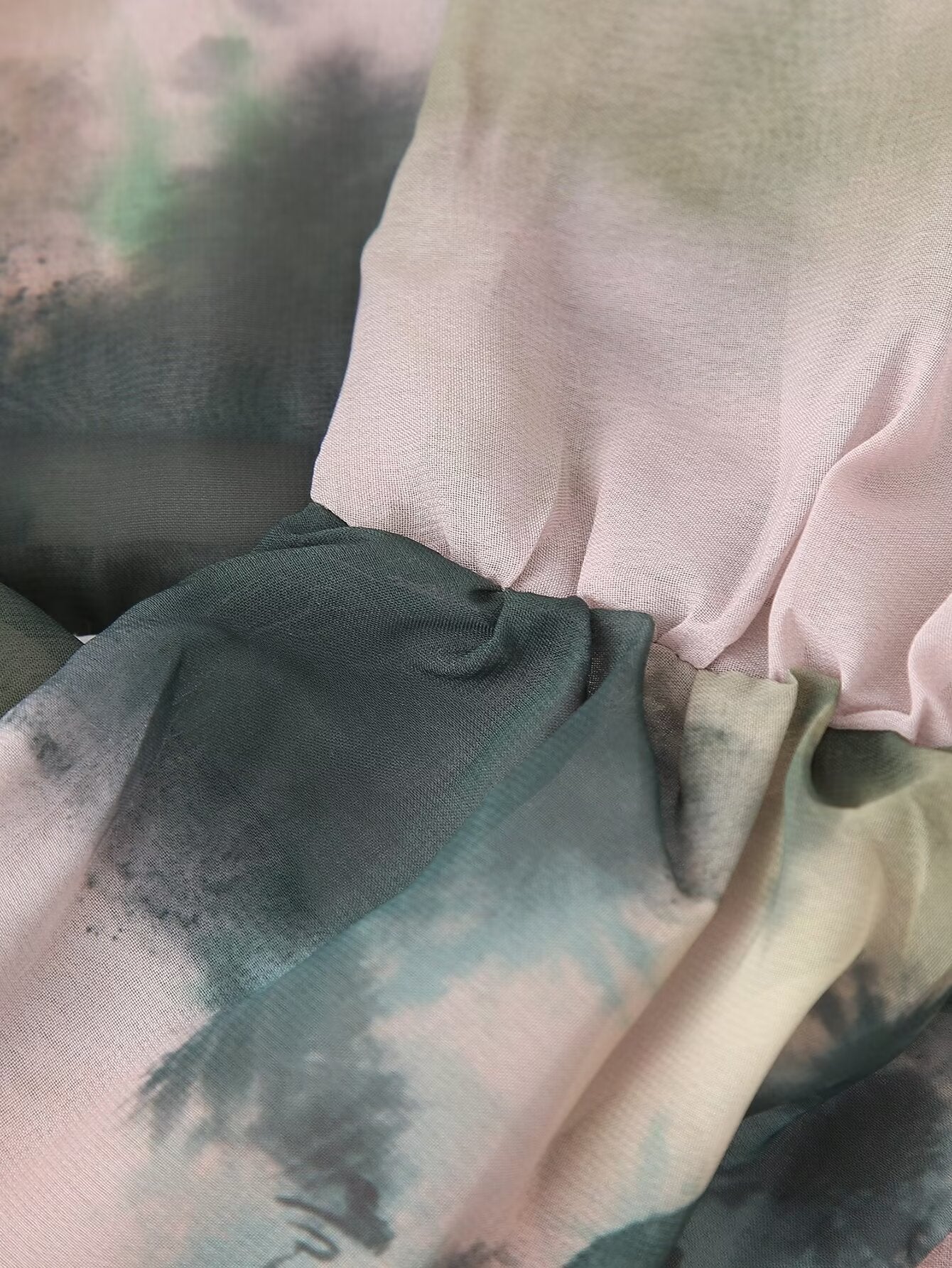 Twinie Halter Collar Printed Vest Skirt Set