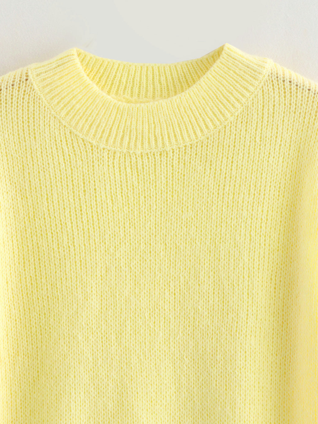 Sunshine Knitted Sweater Top Yellow
