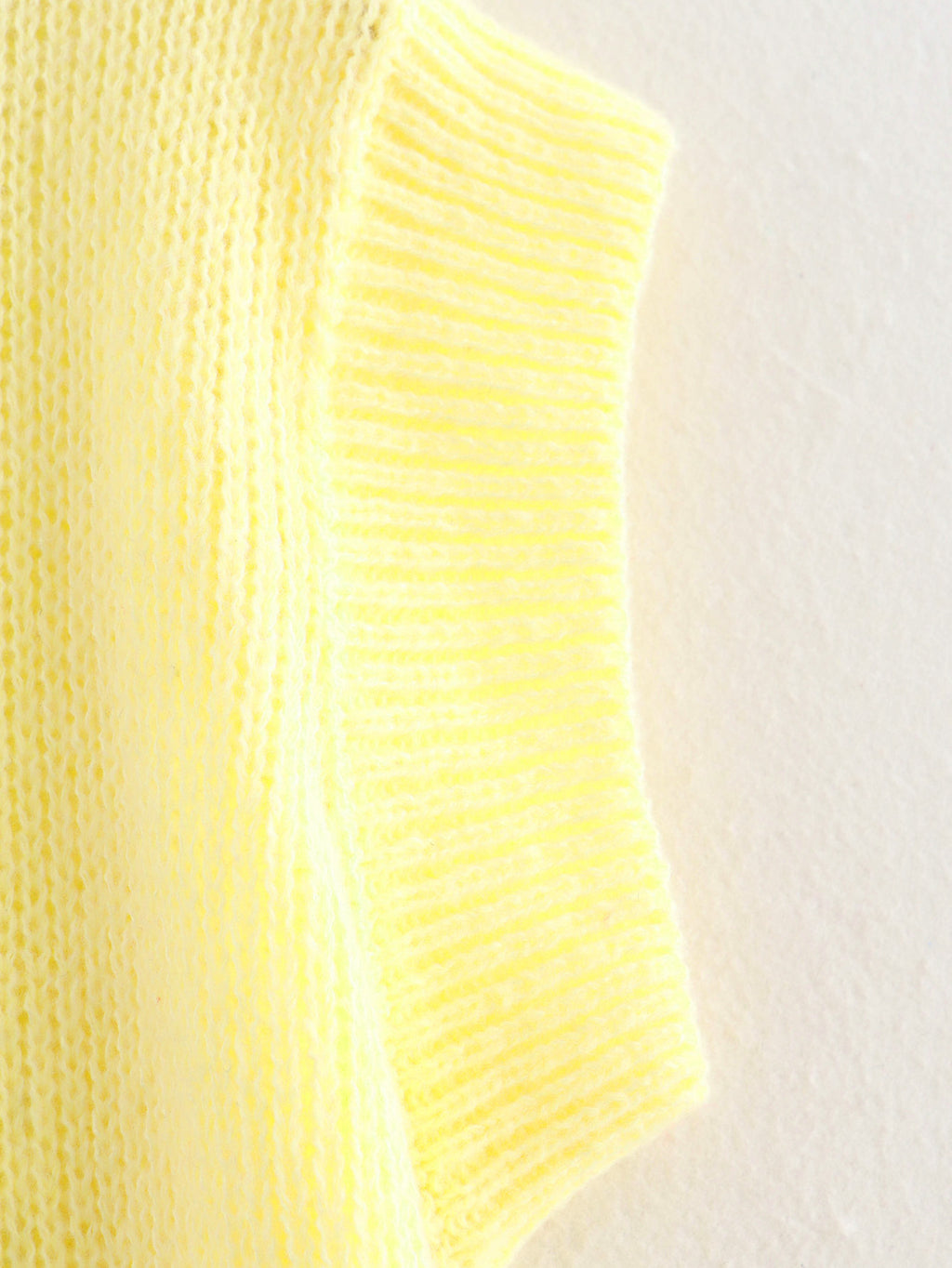 Sunshine Knitted Sweater Top Yellow