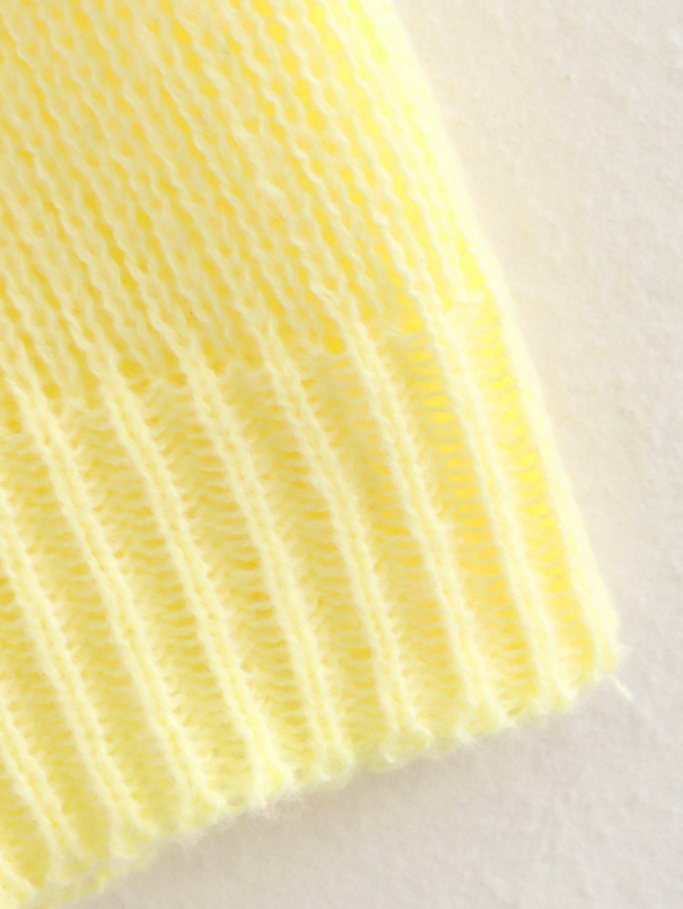 Sunshine Knitted Sweater Top Yellow