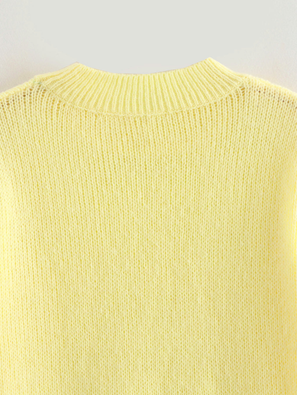 Sunshine Knitted Sweater Top Yellow
