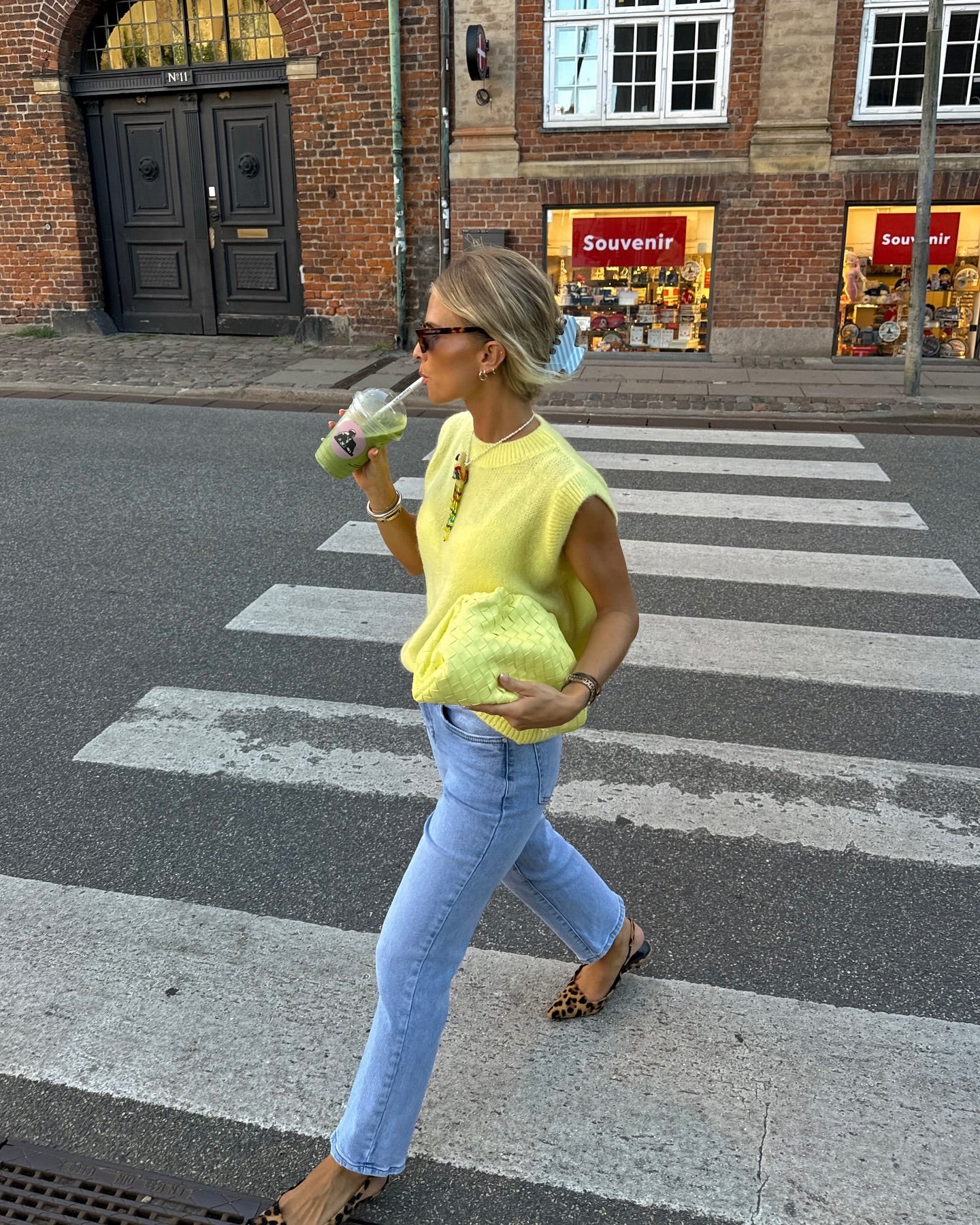 Sunshine Knitted Sweater Top Yellow