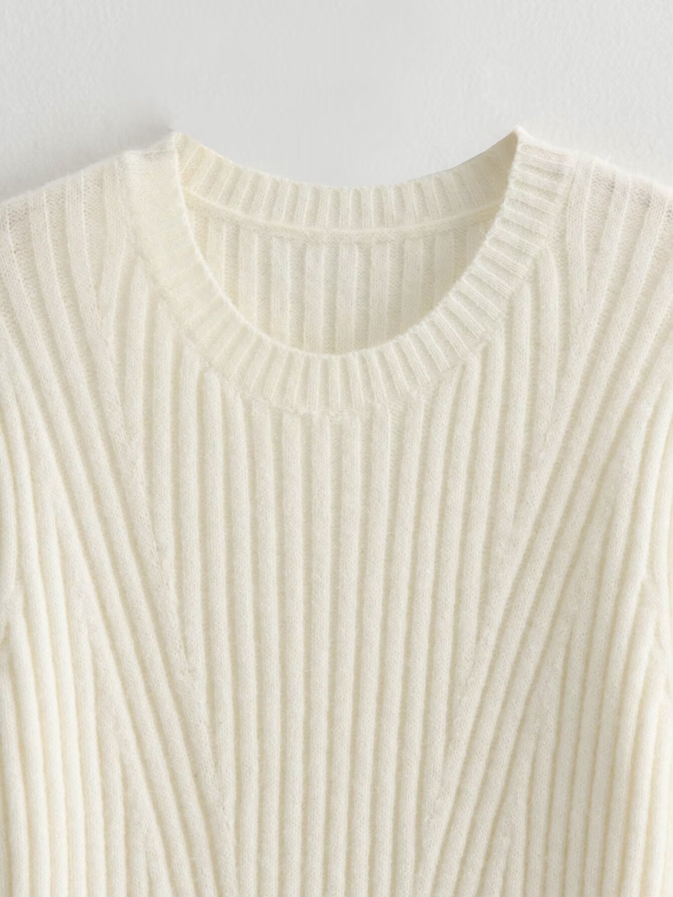 Women Clothing French Thread Knitted Long Sleeve Dress Short Dress