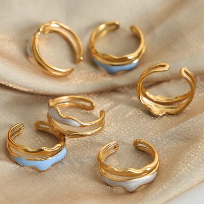 18K Gold - Plated Open Ring - NUTRAL ATTIRE