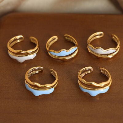 18K Gold - Plated Open Ring - NUTRAL ATTIRE