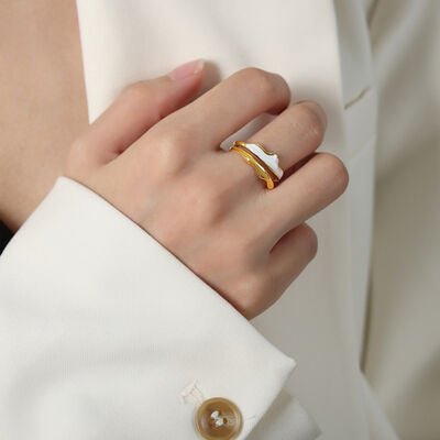 18K Gold - Plated Open Ring - NUTRAL ATTIRE