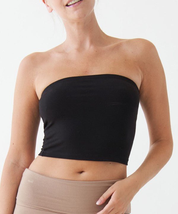 BAMBOO TUBE TOP NEW - NUTRAL ATTIRE