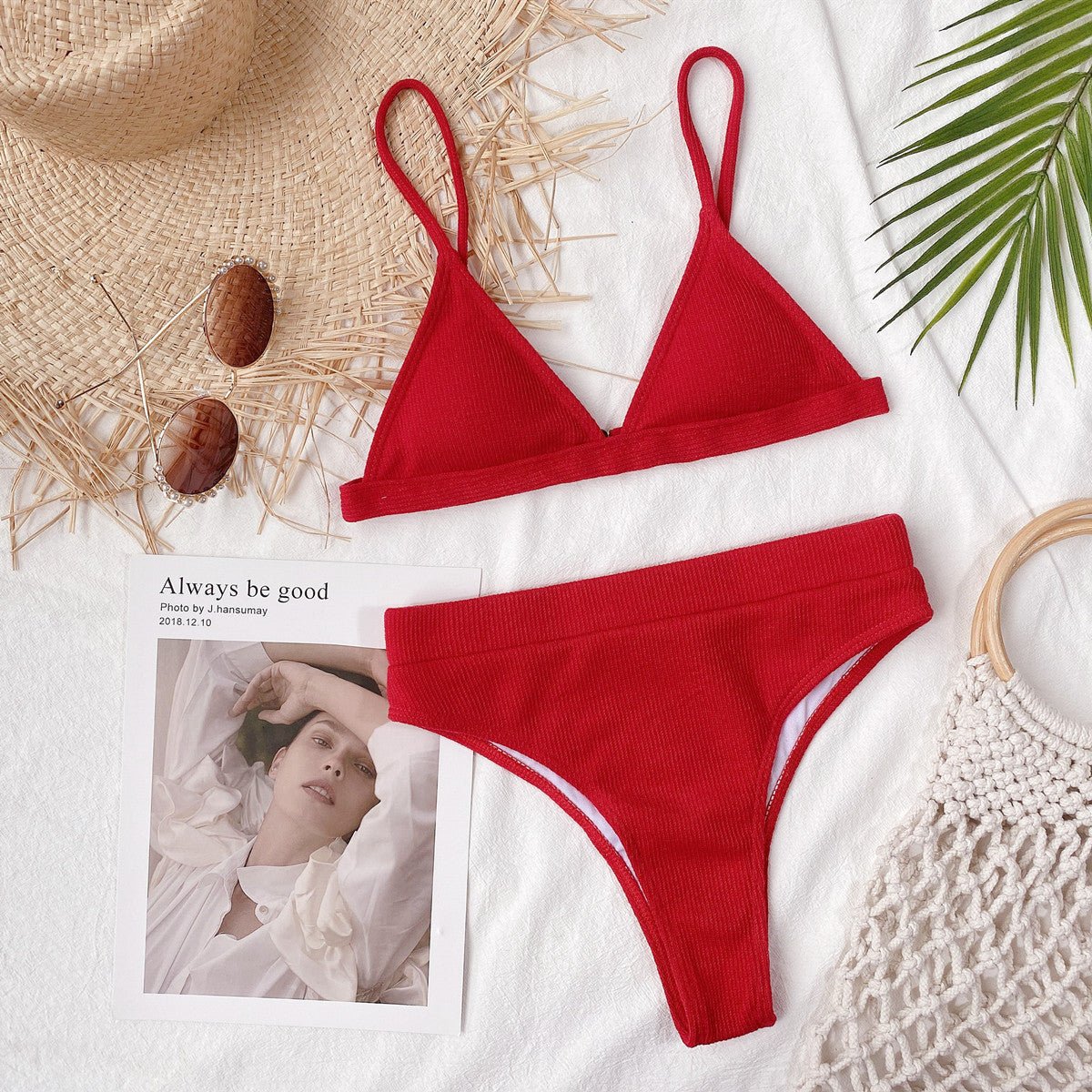 East Hampton Ribbed Bikini Set - NUTRAL ATTIRE