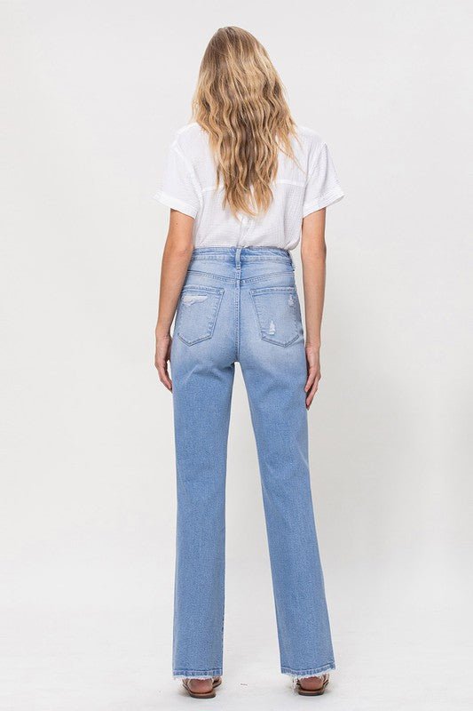 High Rise Vintage Flare Jeans - NUTRAL ATTIRE