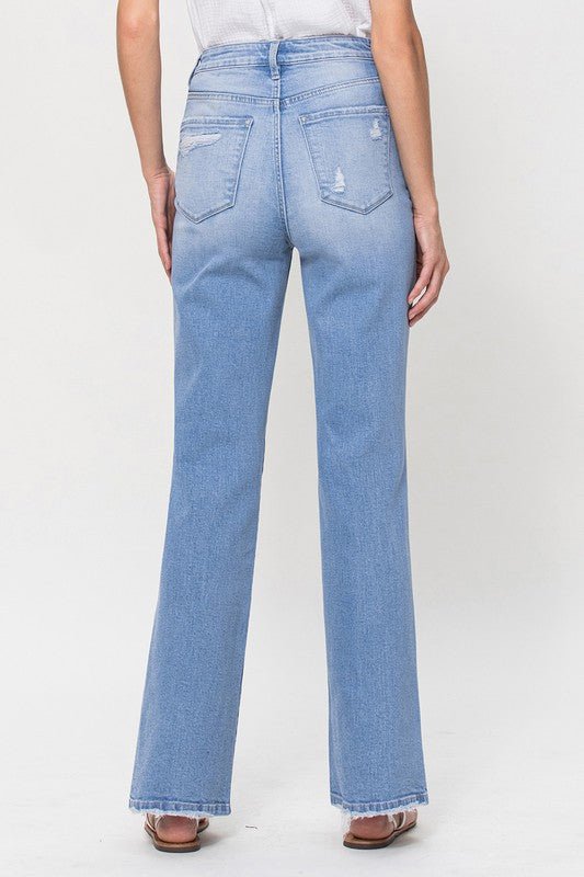 High Rise Vintage Flare Jeans - NUTRAL ATTIRE
