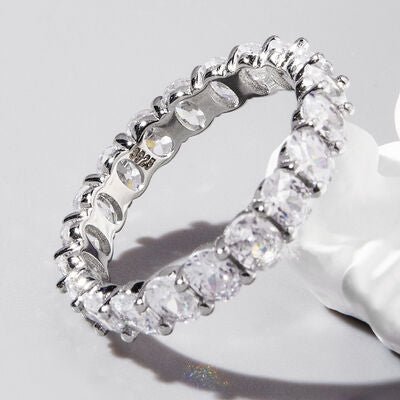 Inlaid Zircon 925 Sterling Silver Ring - NUTRAL ATTIRE