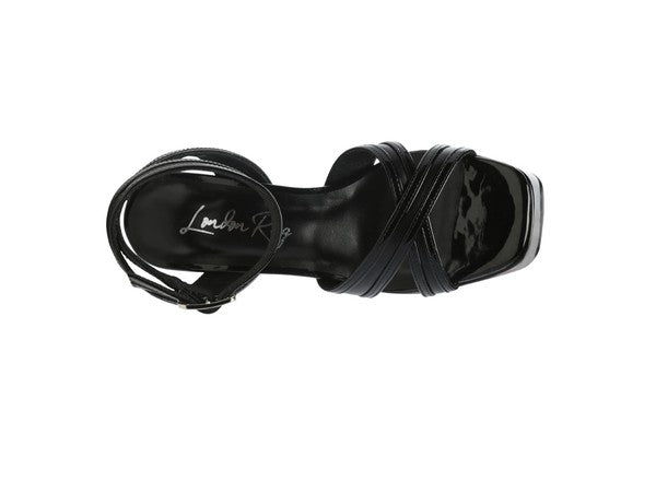 NYLE PLATFORM HEELED SANDALS - NUTRAL ATTIRE