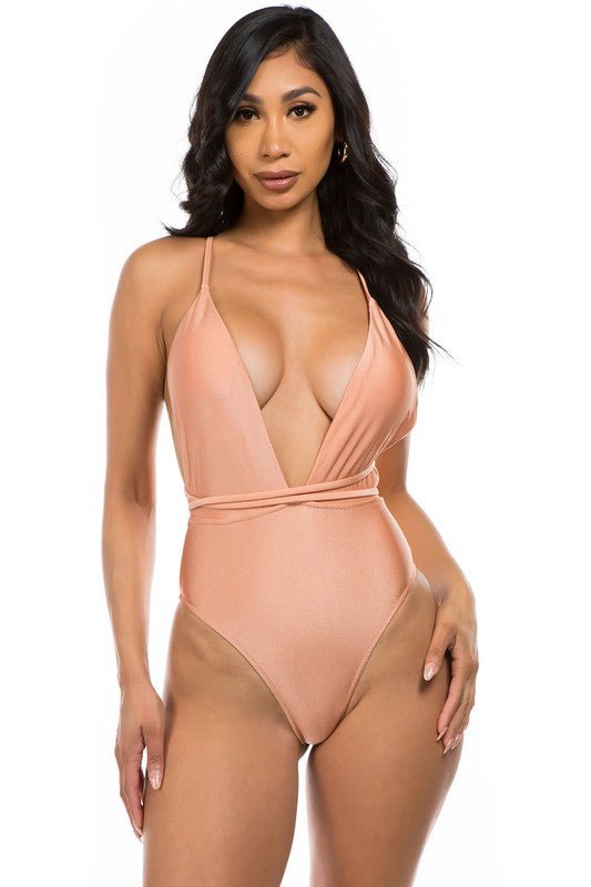 ONE - PIECE BATHING SUIT - NUTRAL ATTIRE