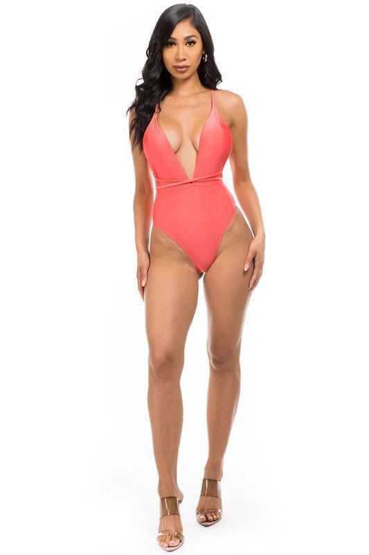 ONE - PIECE BATHING SUIT - NUTRAL ATTIRE