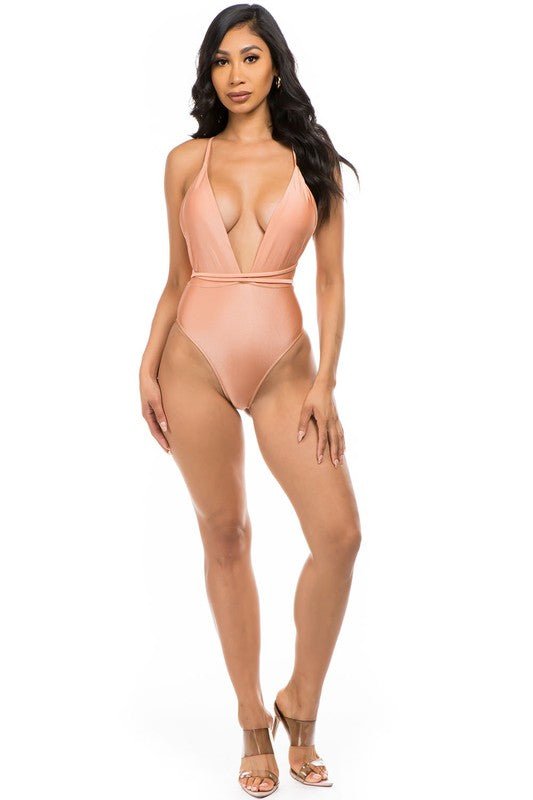 ONE - PIECE BATHING SUIT - NUTRAL ATTIRE