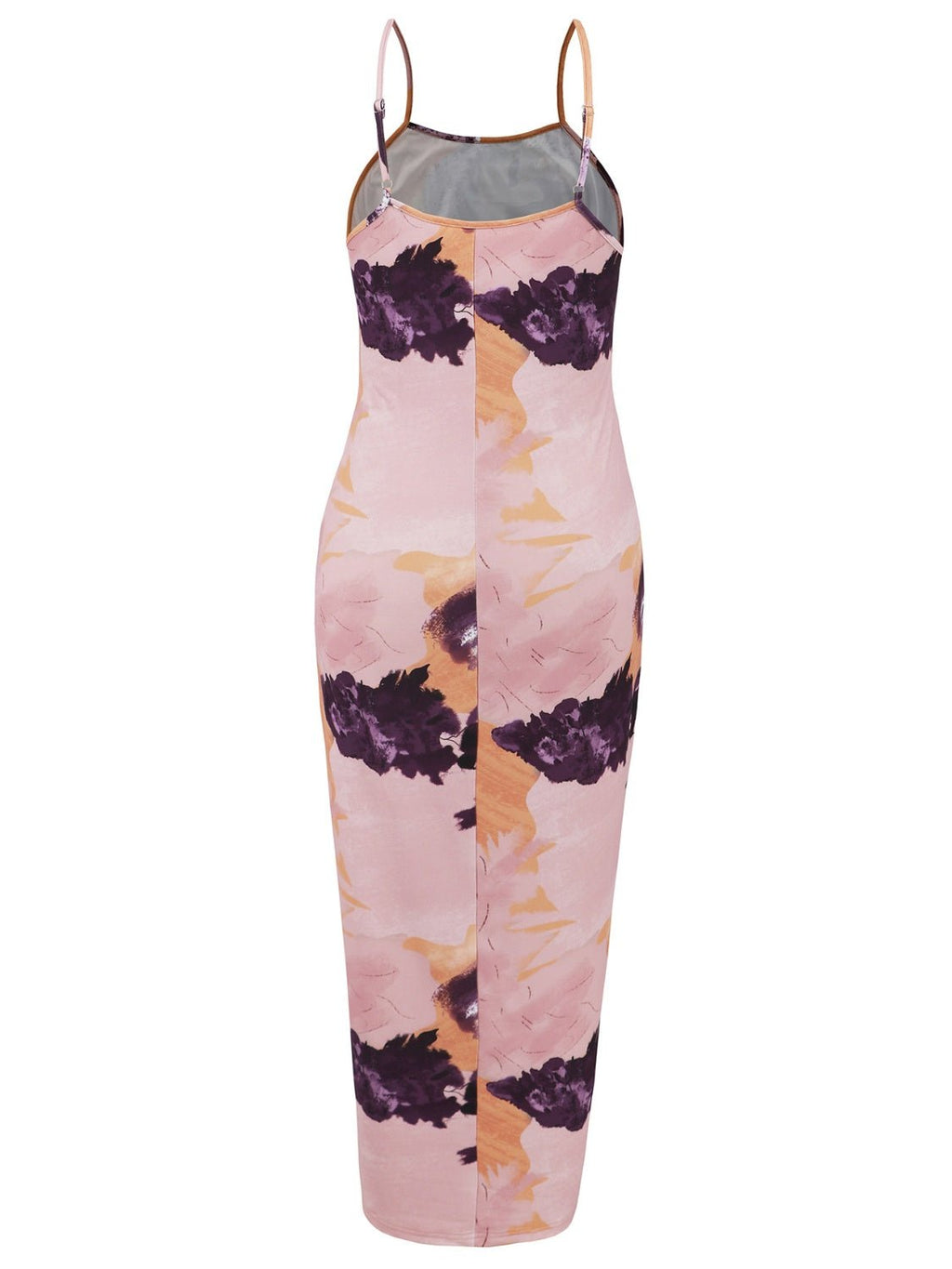 Printed Spaghetti Strap Cami Dress - NUTRAL ATTIRE